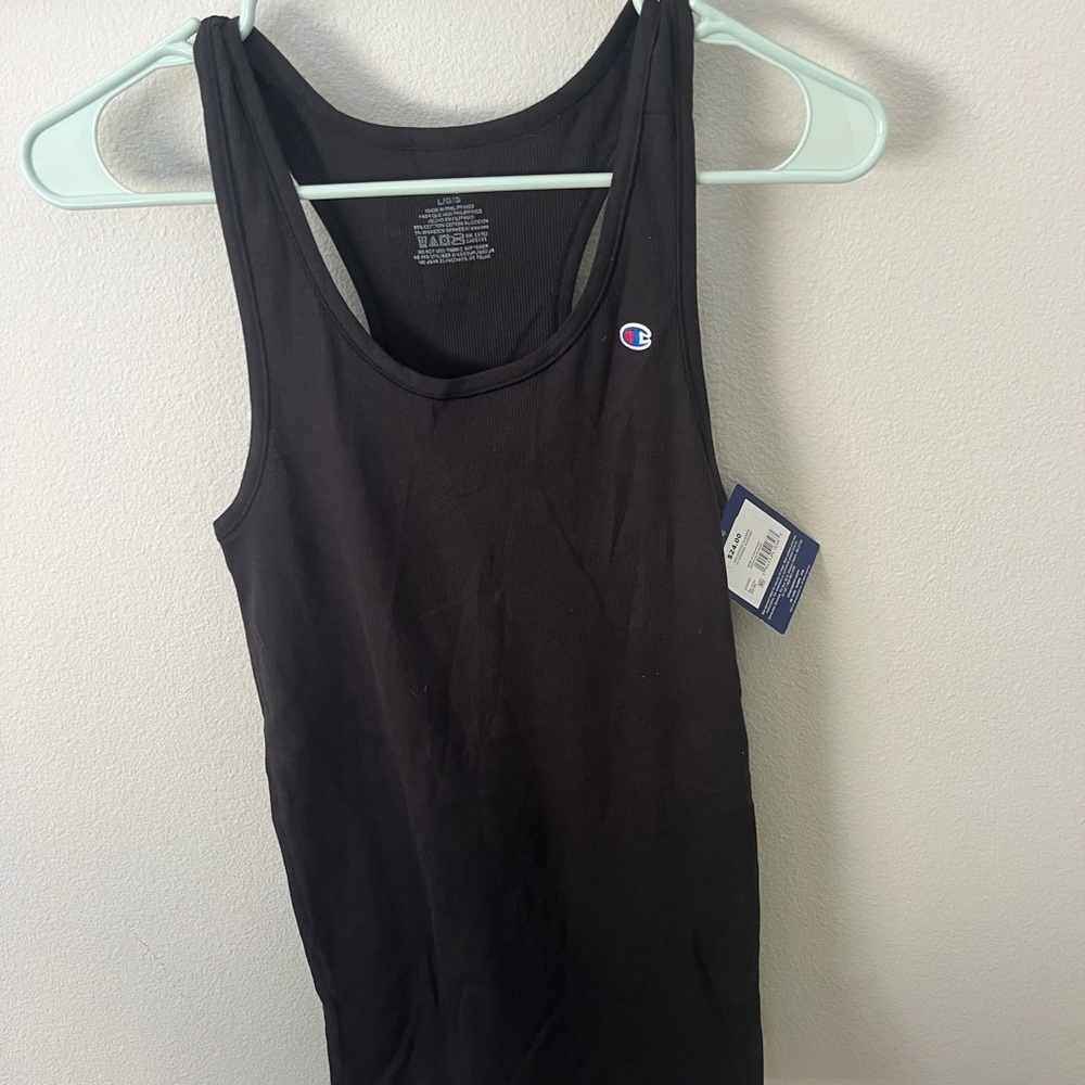 Champion Classic Black Sleeveless Top